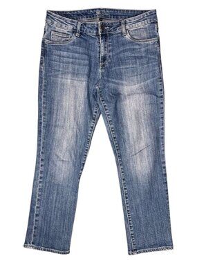 Kut From The Kloth Straight Leg Jeans Cropped Size 6